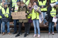 Gele hesjes in Nijmegen