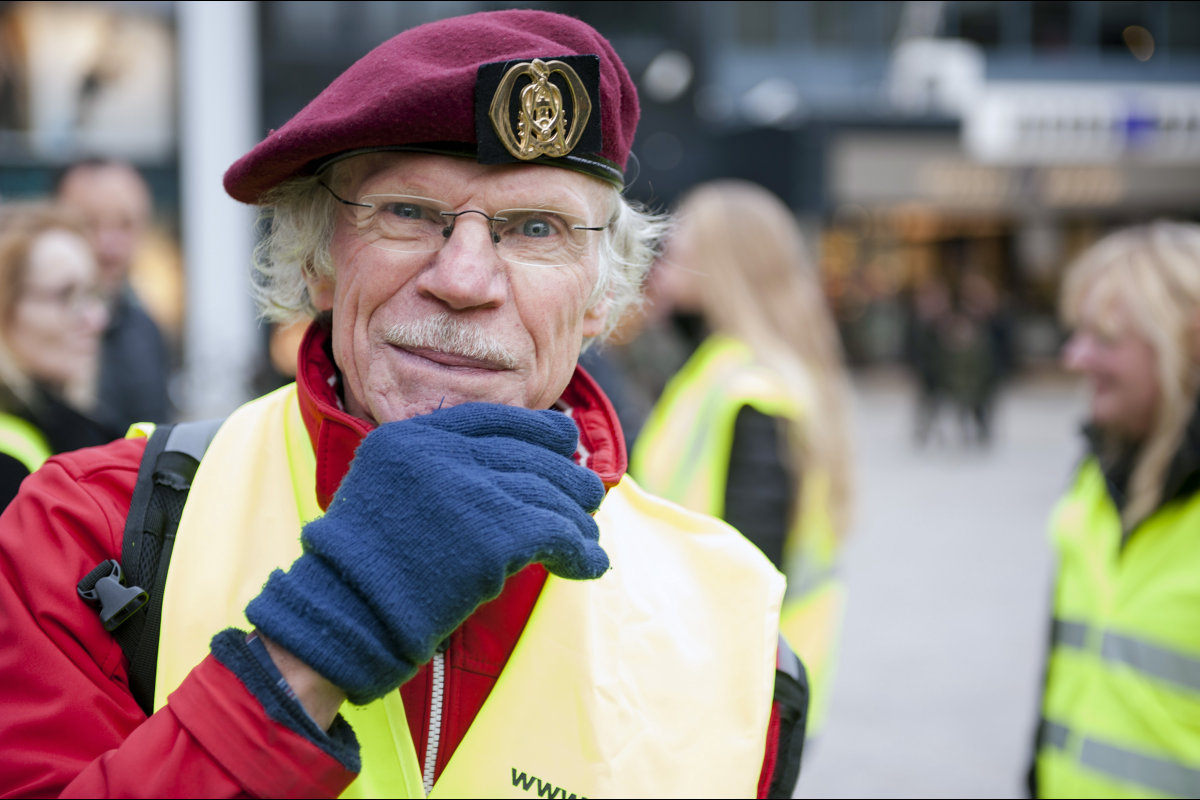 Gele hesjes in Nijmegen