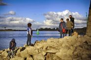 Laag water Nijmegen okt 2018