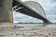 Laag water Nijmegen okt 2018