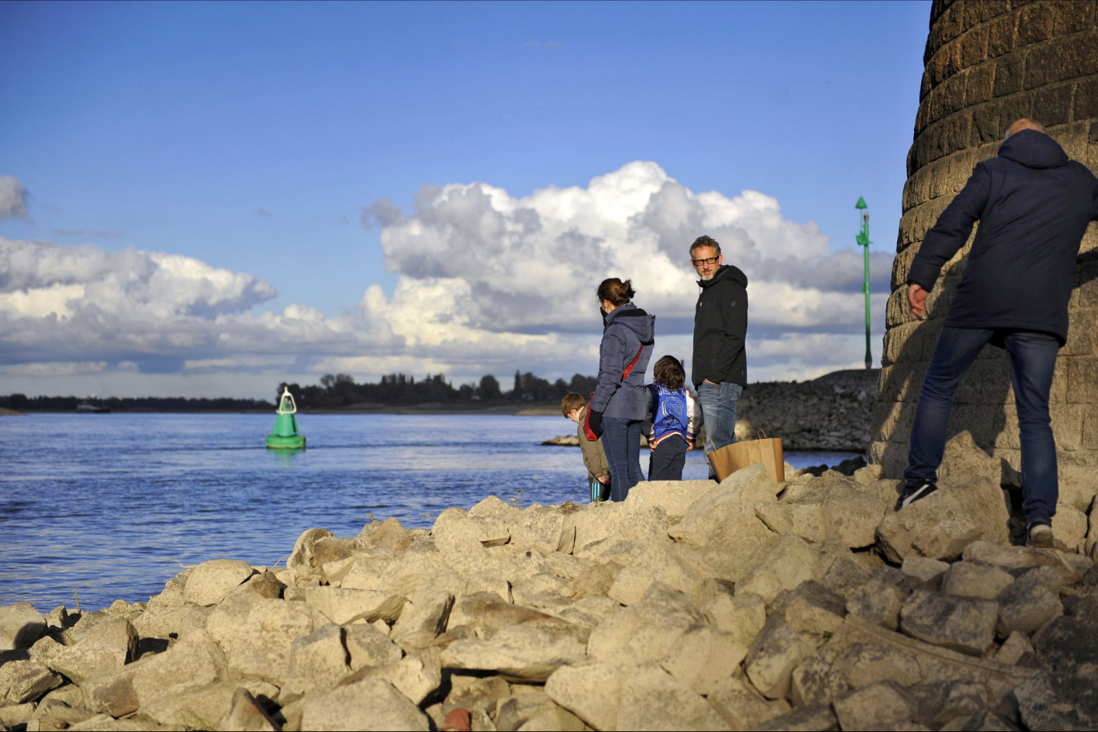 Laag water Nijmegen okt 2018