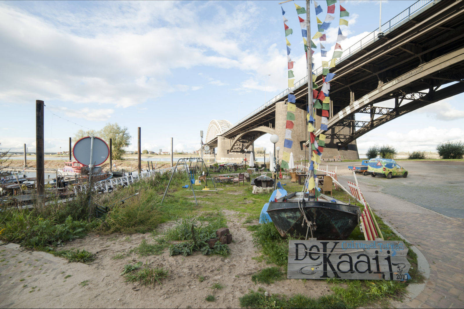 Laag water Nijmegen okt 2018