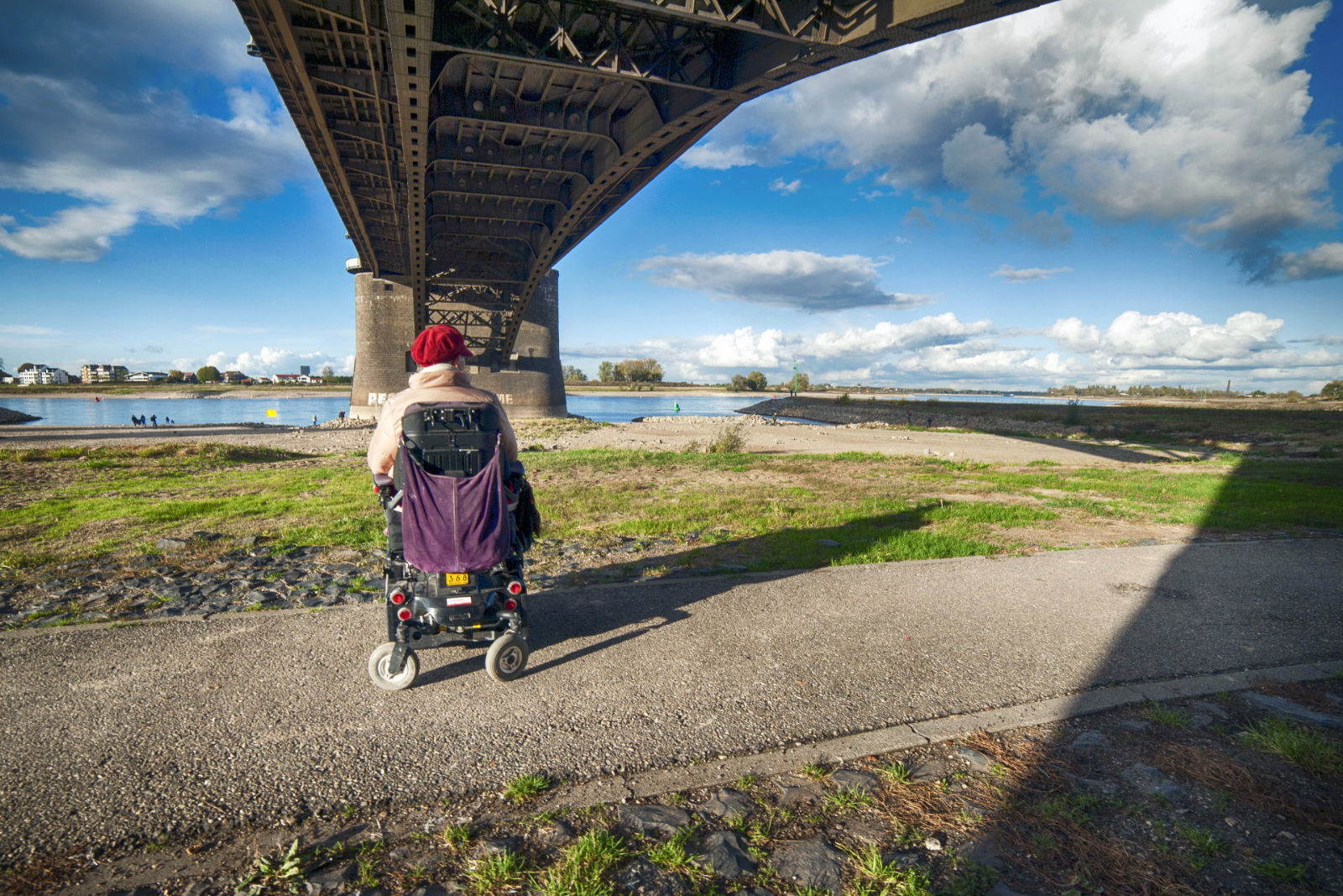 Laag water Nijmegen okt 2018