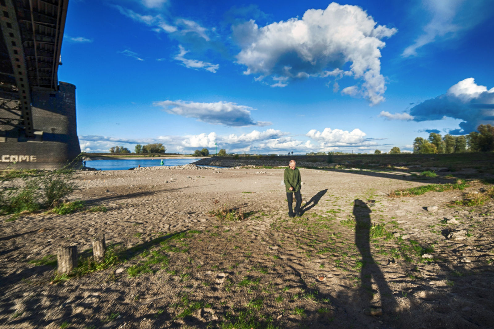 Laag water Nijmegen okt 2018