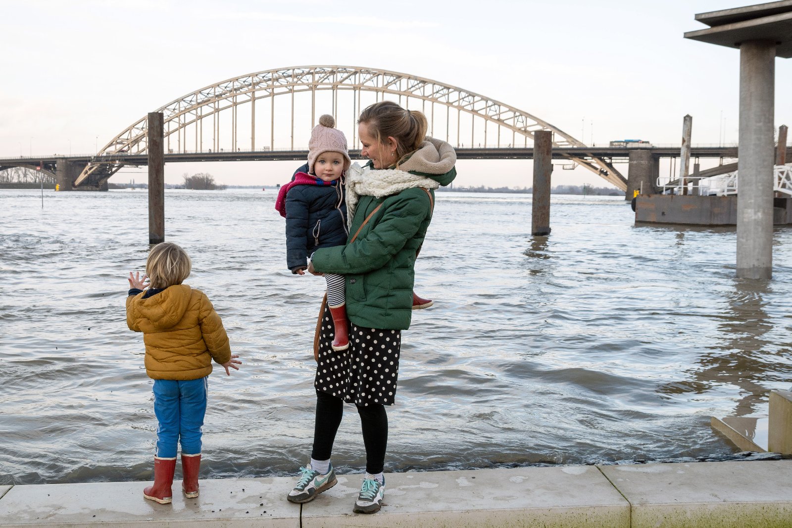 Hoog water Nijmegen 2021