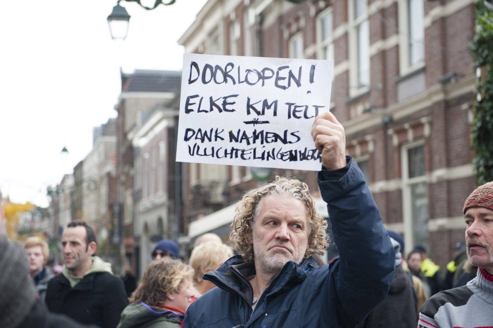 Pegida Nederland in Nijmegen | foto © Henk Beenen