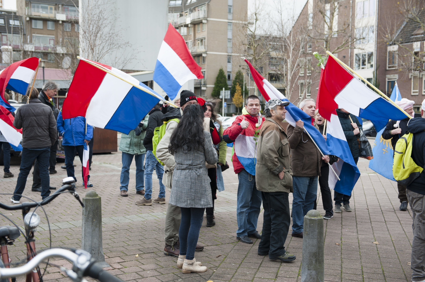 Pegida Nederland in Nijmegen | foto © Henk Beenen