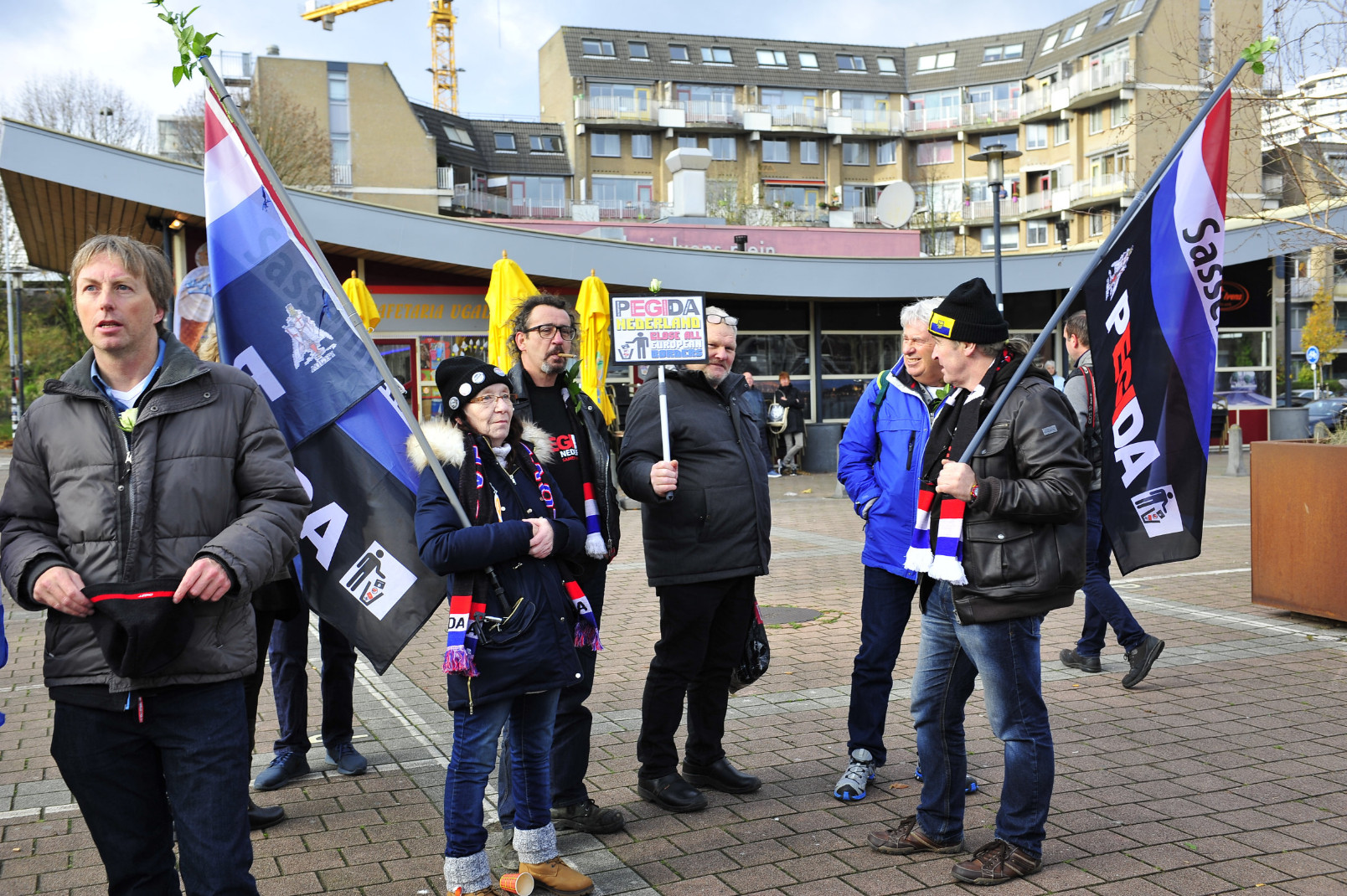 Pegida Nederland in Nijmegen | foto © Henk Beenen