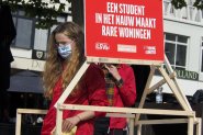 Studentenactie in Nijmegen