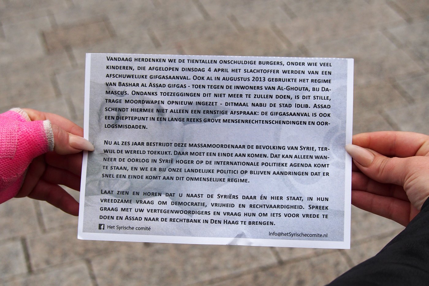 Syrië manifestatie Nijmegen