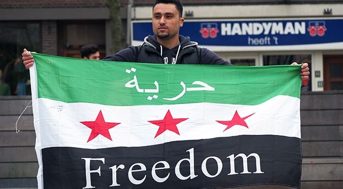 Syrië manifestatie Nijmegen | Foto © Henk Beenen